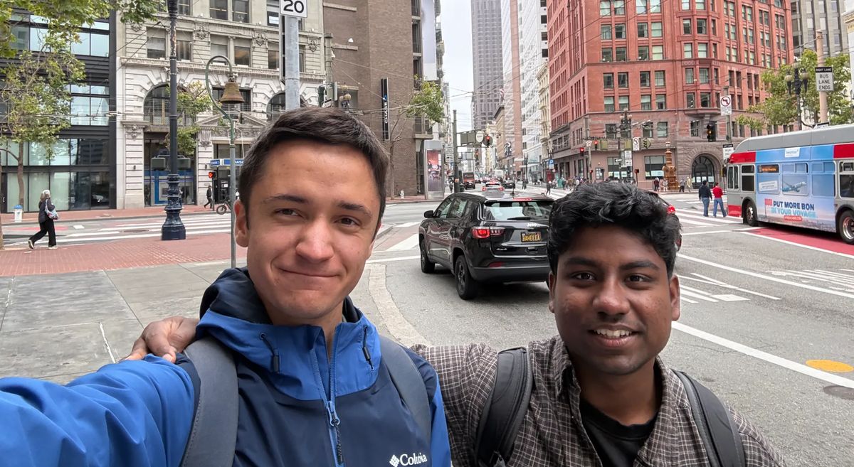 Boris (left) and Lohith (right)